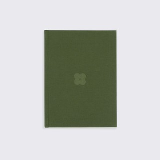 Минибук зелень в тканевом переплете