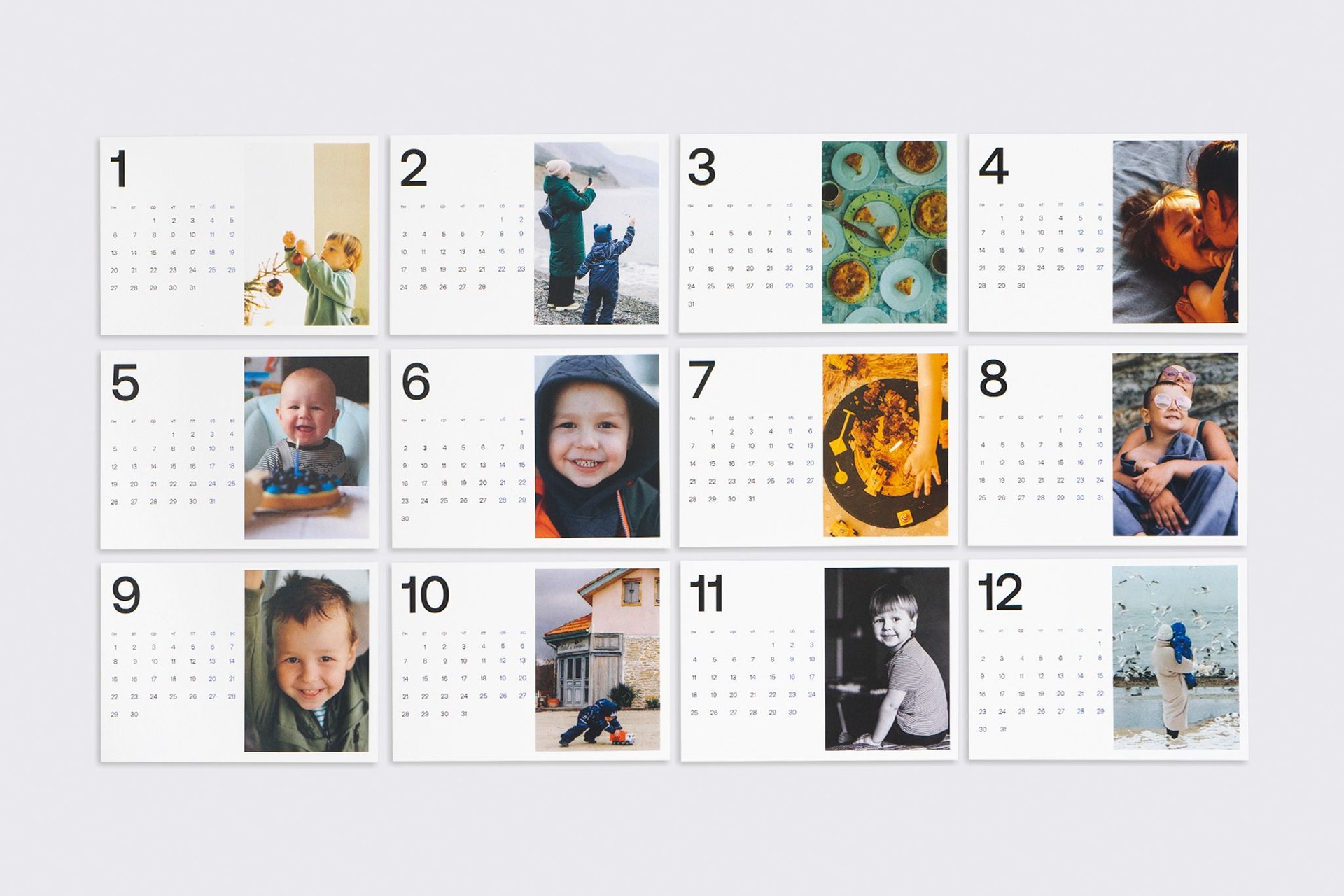 Календарь на подставке