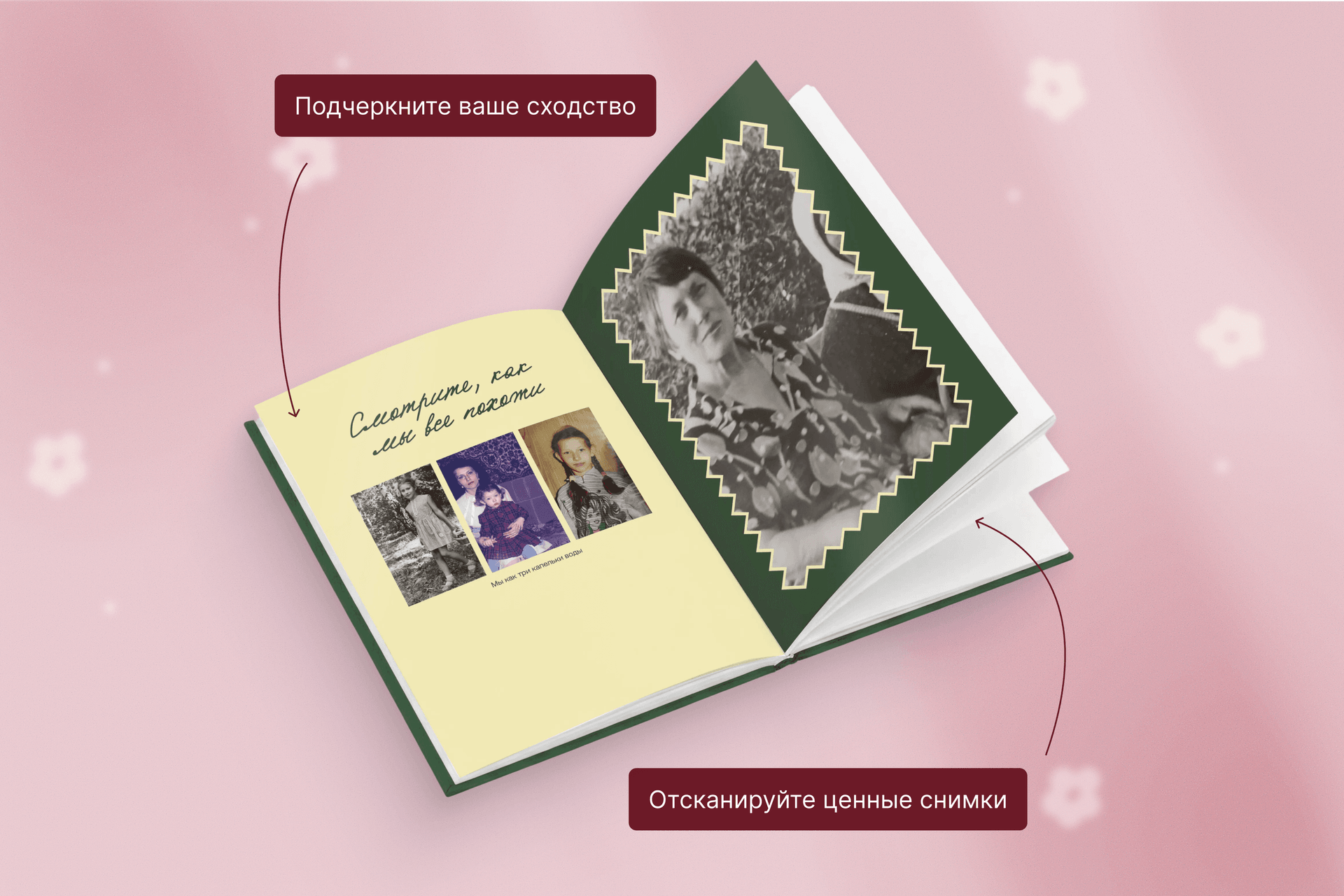 Фотокнига «Минибук для бабушки»