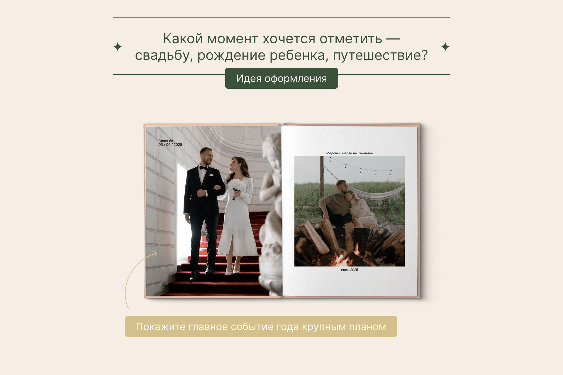 Вертикальная фотокнига  «Итоги года»